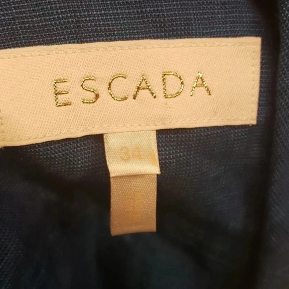 ESCADA linen jacket size 34 - Picture 5 of 7